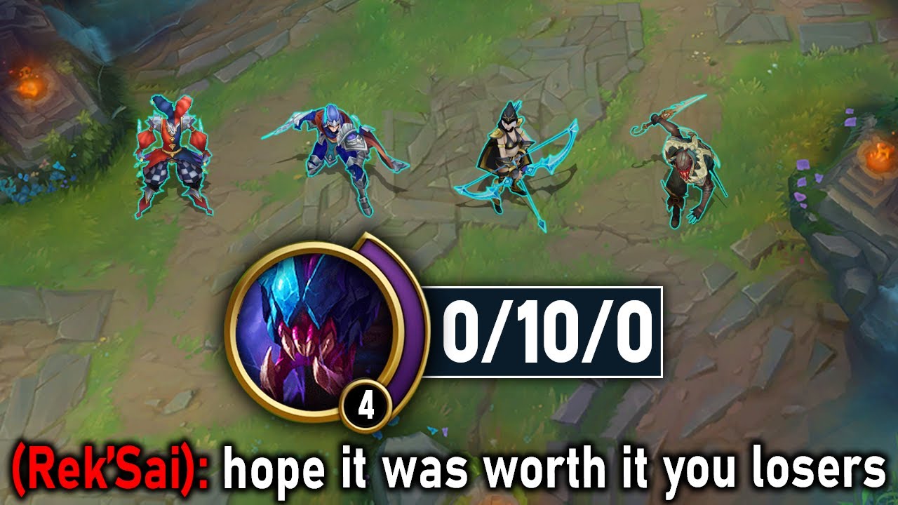 LEAGUE OF LEGENDS BUT ALL WE DO IS KILL THE ENEMY JUNGLE... (IT BACKFIRES)