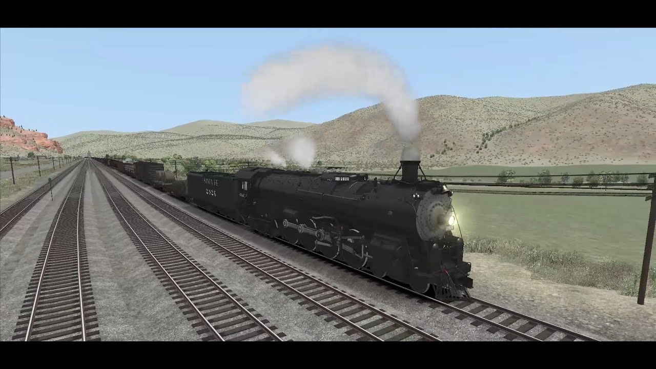 Train Simulator 2022 A Day Out With Santa Fe 2926 Steam Engine On The Union Pacific's Wasatch Grade!