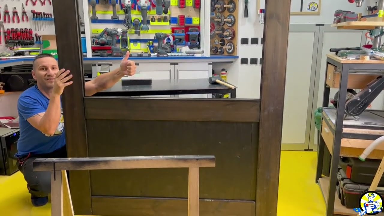 PUERTA CORREDERA DE MADERA #ismapro #makersespa&ntilde;a #diy #maker