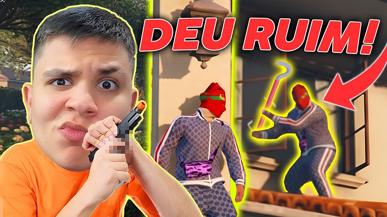 INVADIRAM MINHA MANSÃO 😱 GTA RP (Paulinho o LOKO)