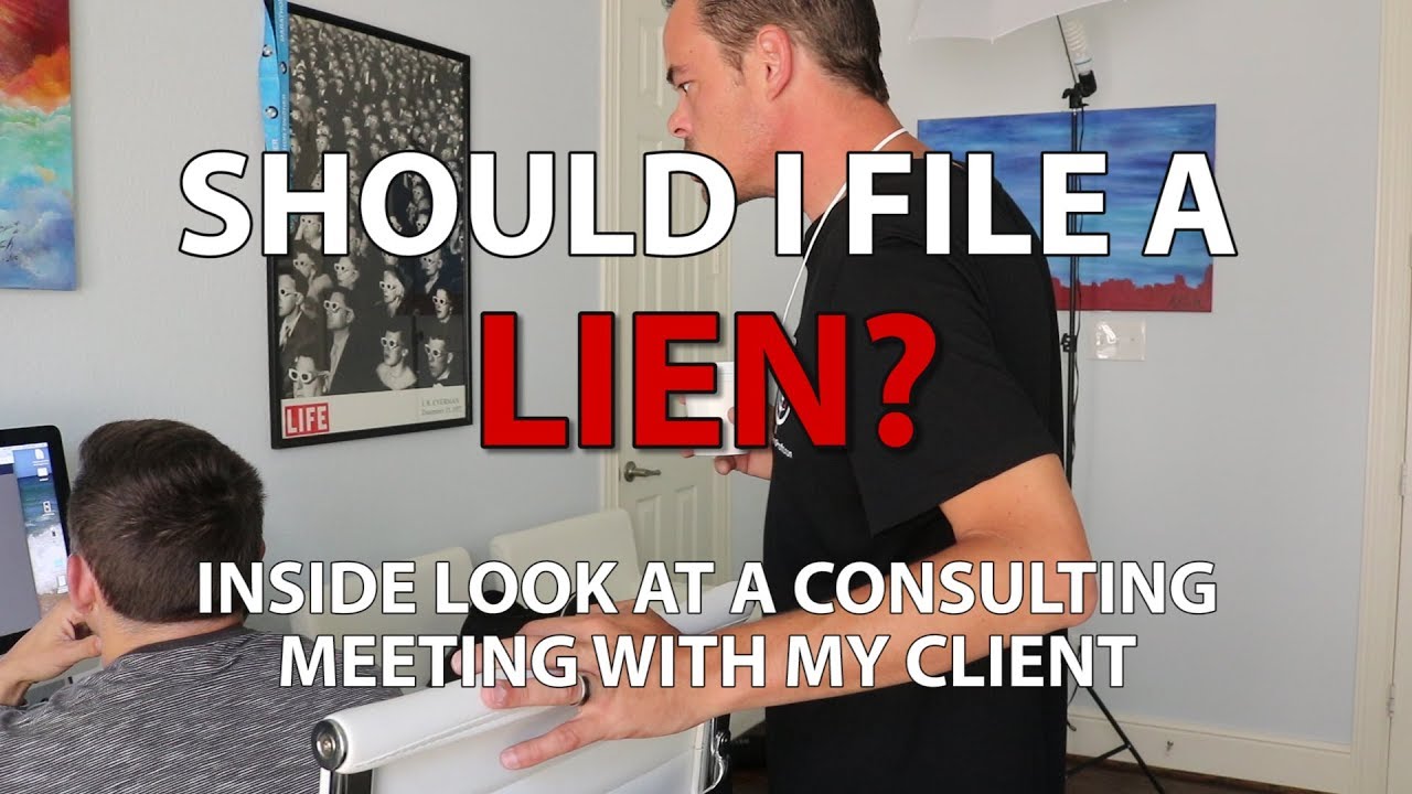 Roofing Contract Paperwork & Filing A Lien