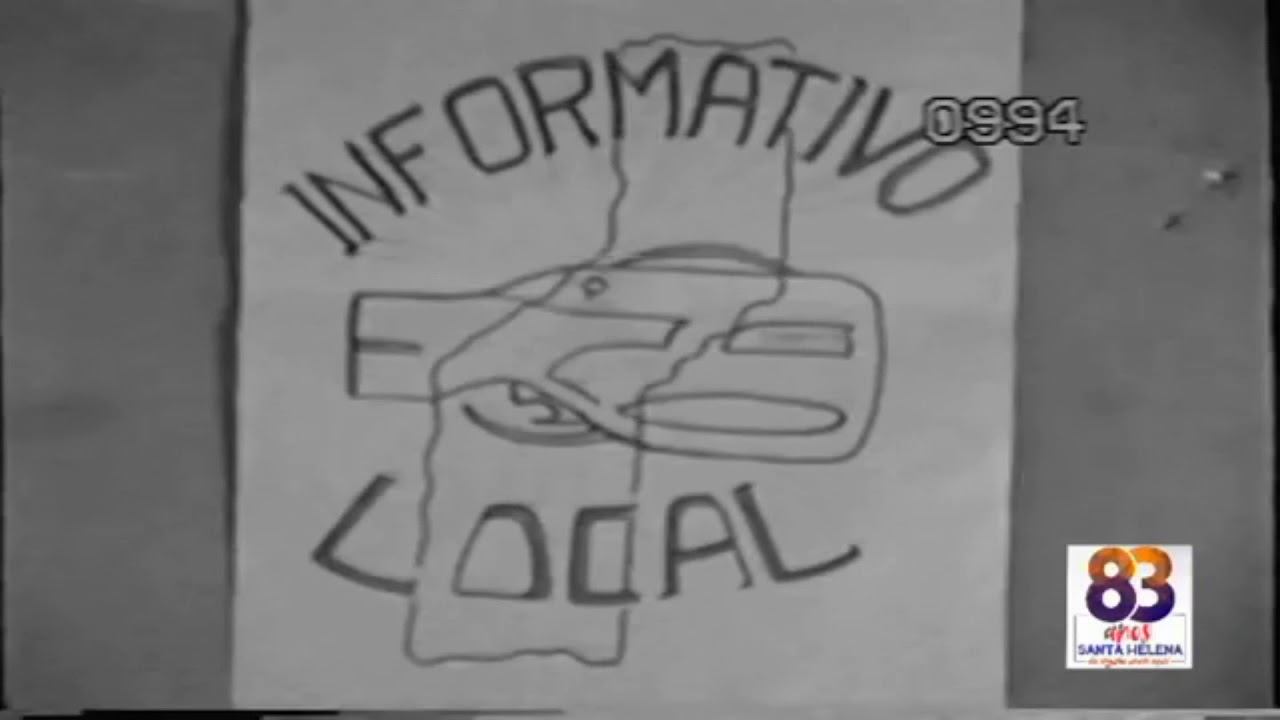 (RARIDADE) Vinheta Informativo Local - TV Local Santa Helena/MA (1991)