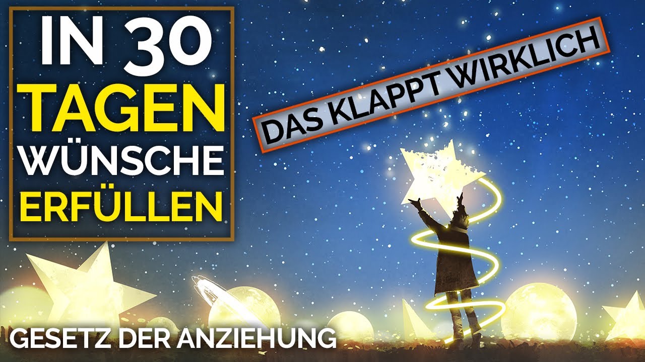 DAS erfüllt deine größten Wünsche (verblüffend!), Affirmationen/Meditation (Wunscherfüllung)