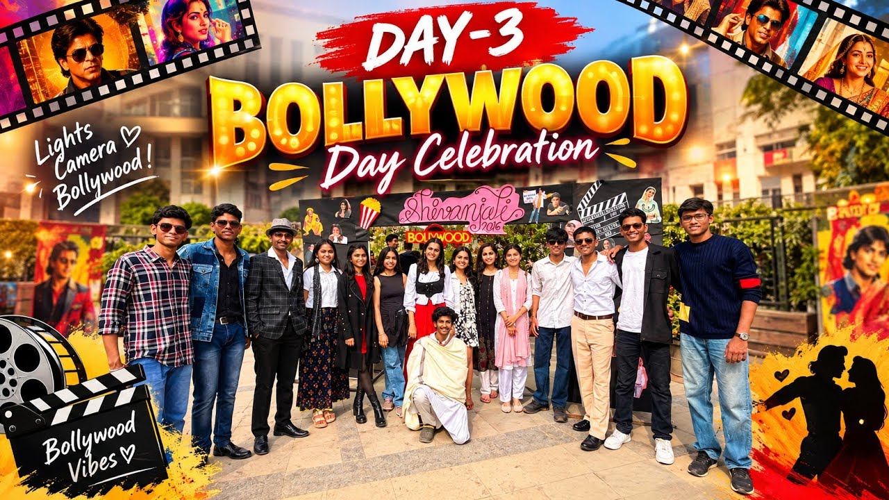 BOLLYWOOD DAY CELEBRATE IN COLLEGE DAY-3 #vlog #bollywoodday #bollywood #aissmscoe 