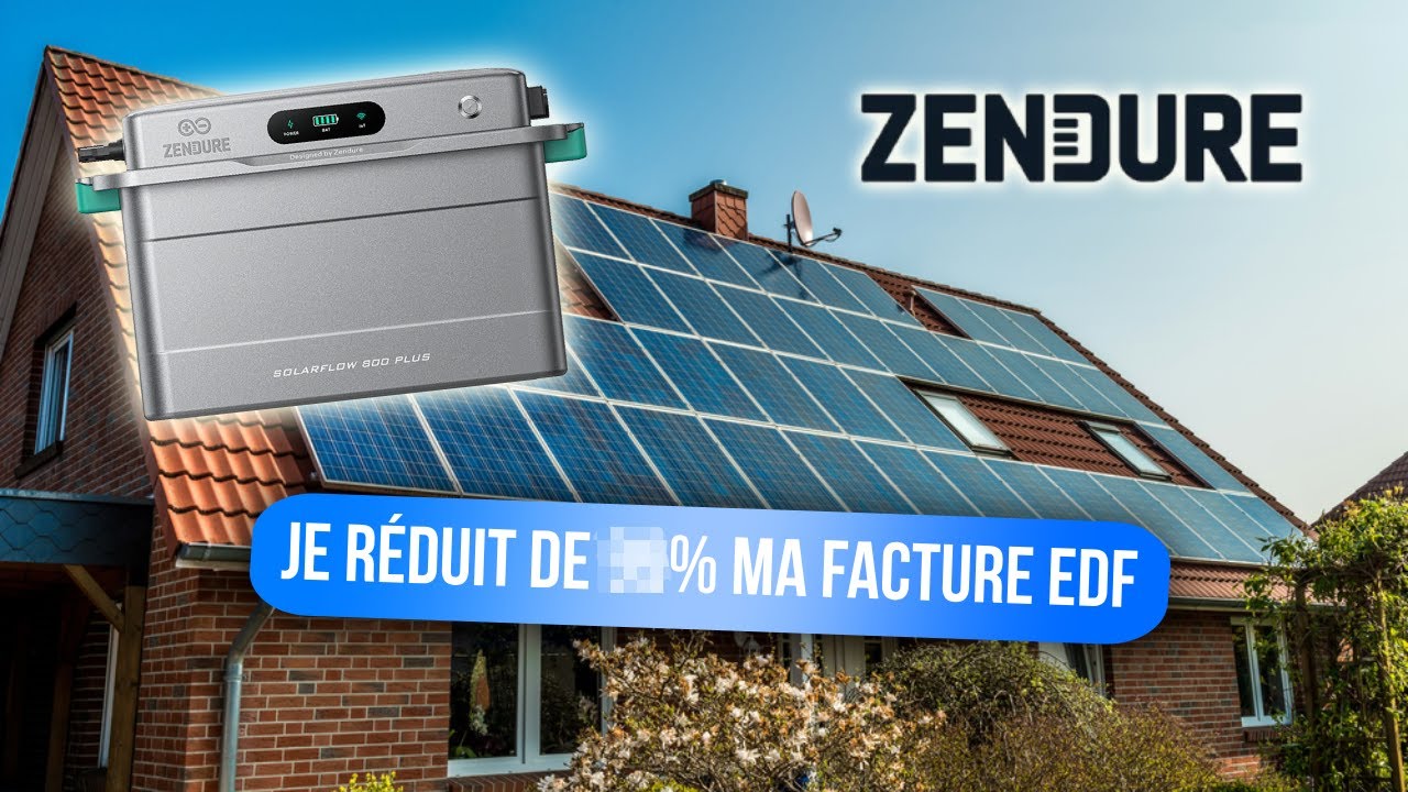 Je réduit de ** % ma facture EDF avec le SolarFlow 800 Plus