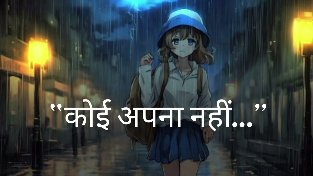 कोई अपना नहीं 😭 | Most Emotional Sad Song | Hindi Breakup Song