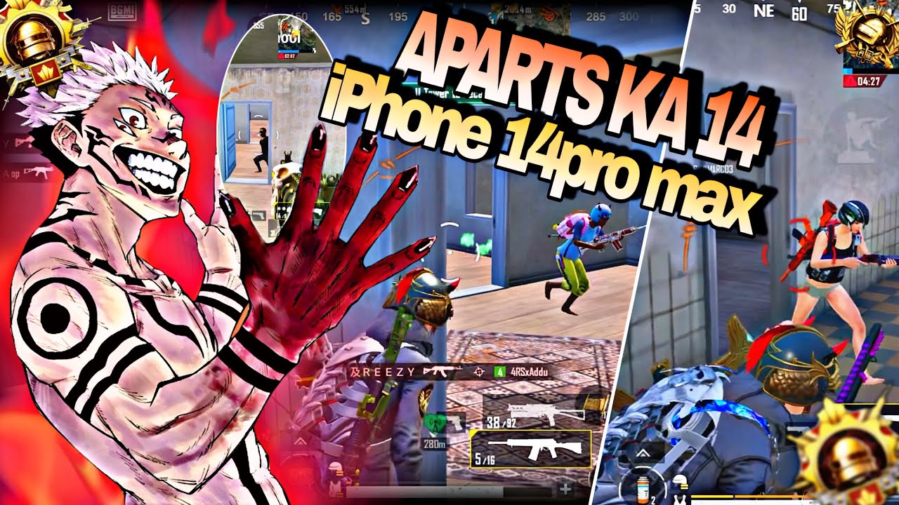 IPHONE 14 PRO MAX 🇮🇳 APARTMENT!THE MOST ACCURATE BMI PLAYER | BGMI-PUBG