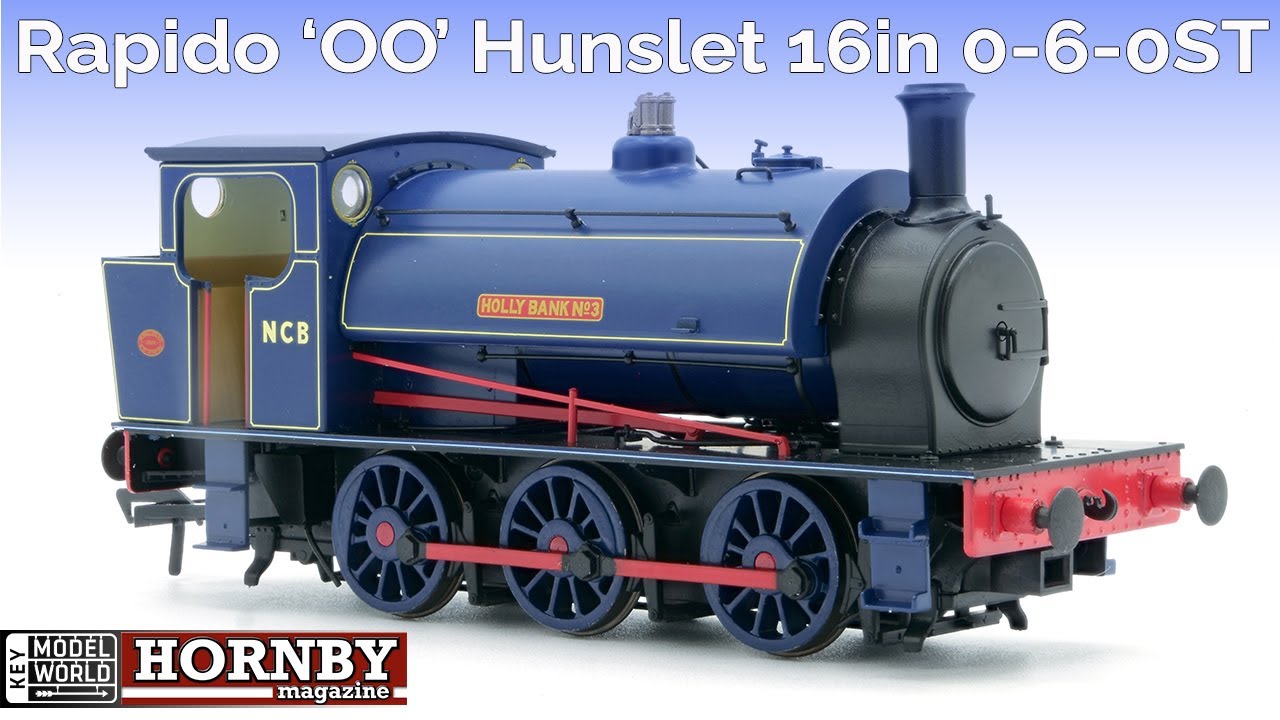 HM190 Rapido Trains UK Hunslet 16in 0 6 0ST for OO gauge
