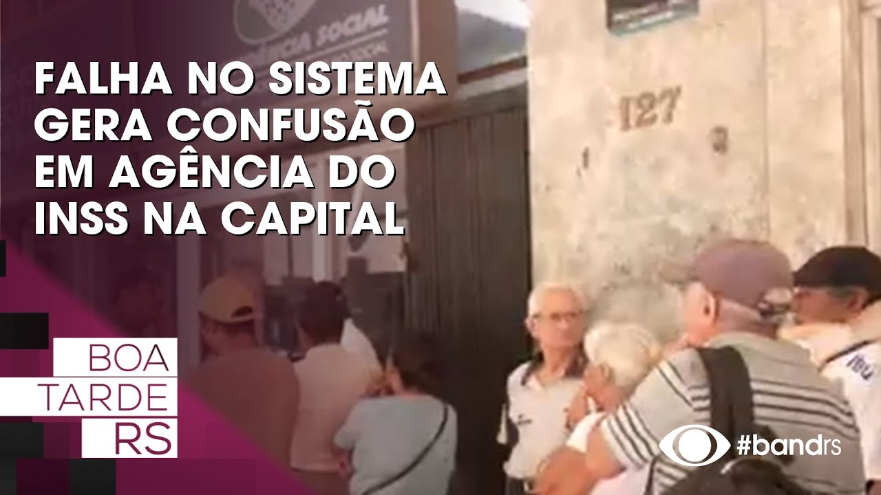 Falha no sistema gera confusão em agências do INSS na capital