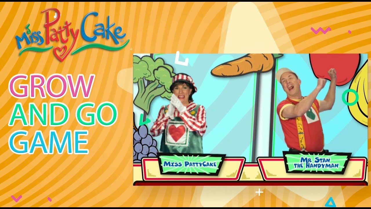 GROW AND GO GAME with Miss PattyCake and Mr. Stan the Handyman