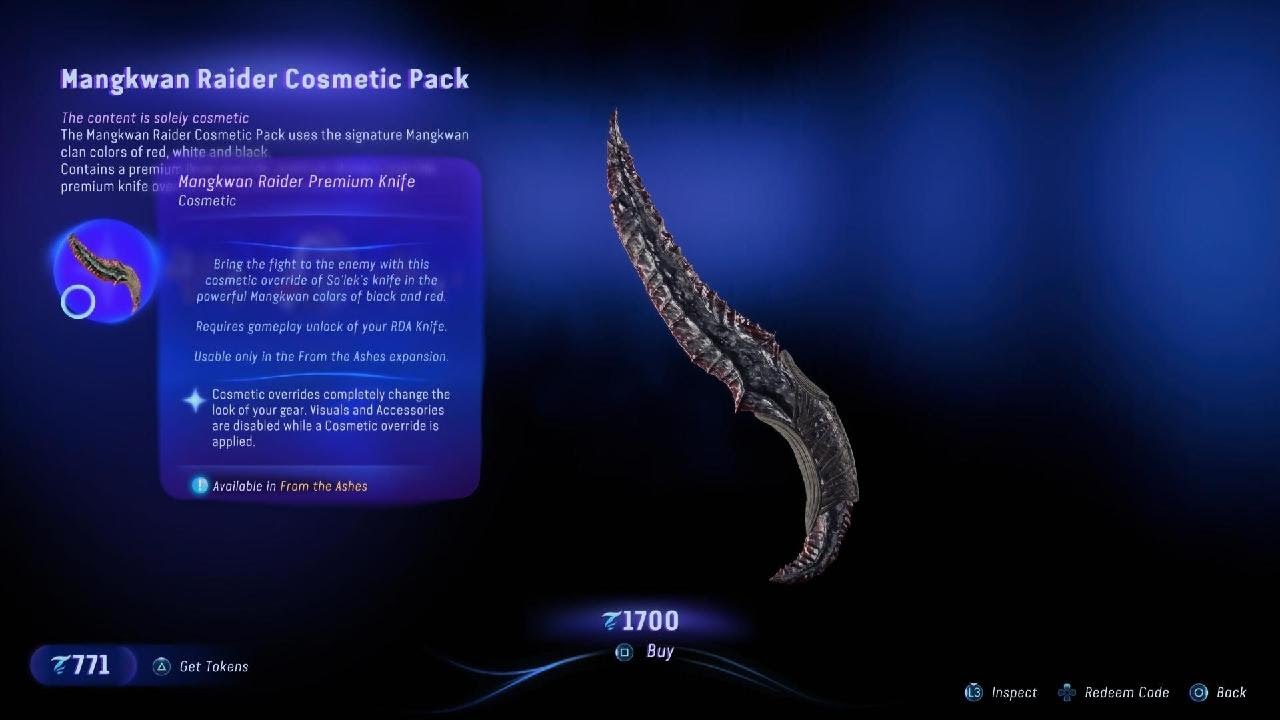 Avatar: Frontiers of Pandora | Mangkwan Raider Cosmetic Pack