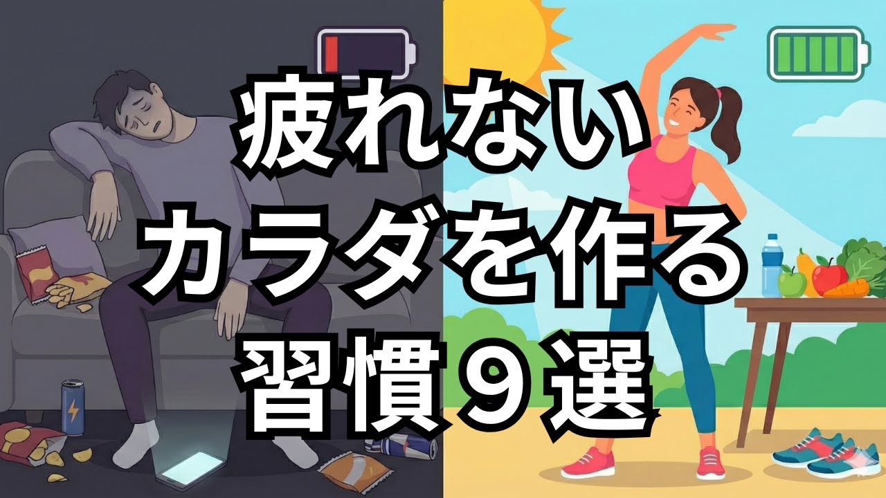 疲れない体を作る9つの習慣