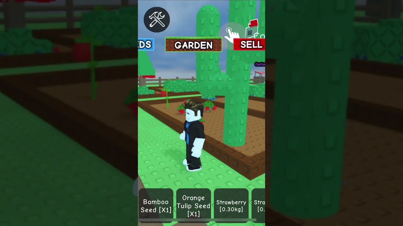 Grow a Garden 🌿 Relaxing Nature Game #shorts #cozygame #relaxinggame #growplants #mindfulness