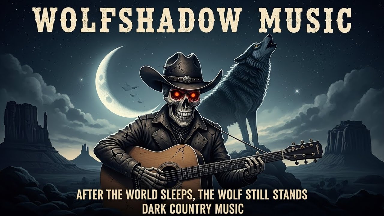 Wolfshadow Music – After the World Sleeps, the Wolf Still Stands | Dark Country Music