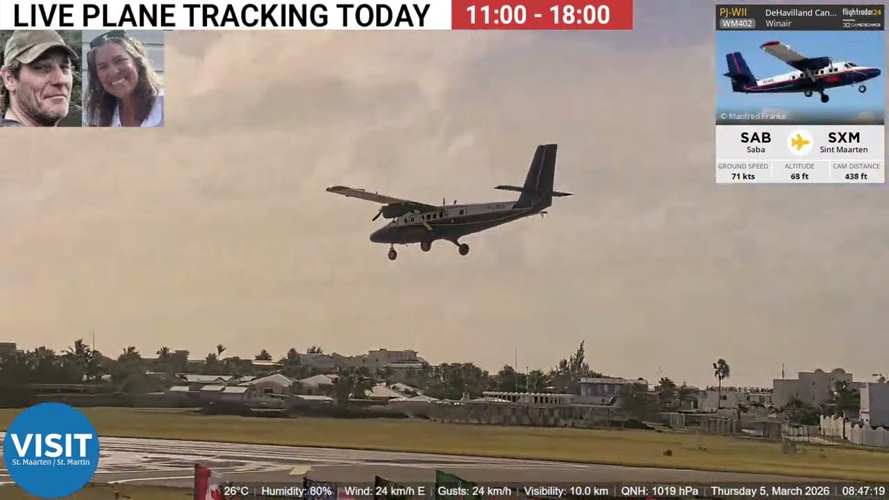 LIVE SXM Airport March 5 ✈️ -  Maho Beach Sint Maarten