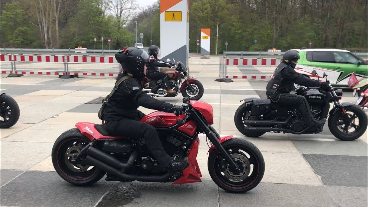 Motorrad Demo N&uuml;rnberg 1. Mai 2021 / Komplette Ausfahrt Gro&szlig;e Stra&szlig;e 1/3