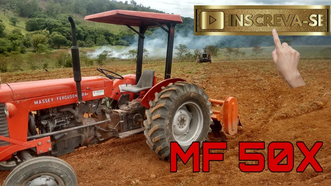 MASSEY FERGUSON 50x E ENXADA ROTATIVA CEMAG 70