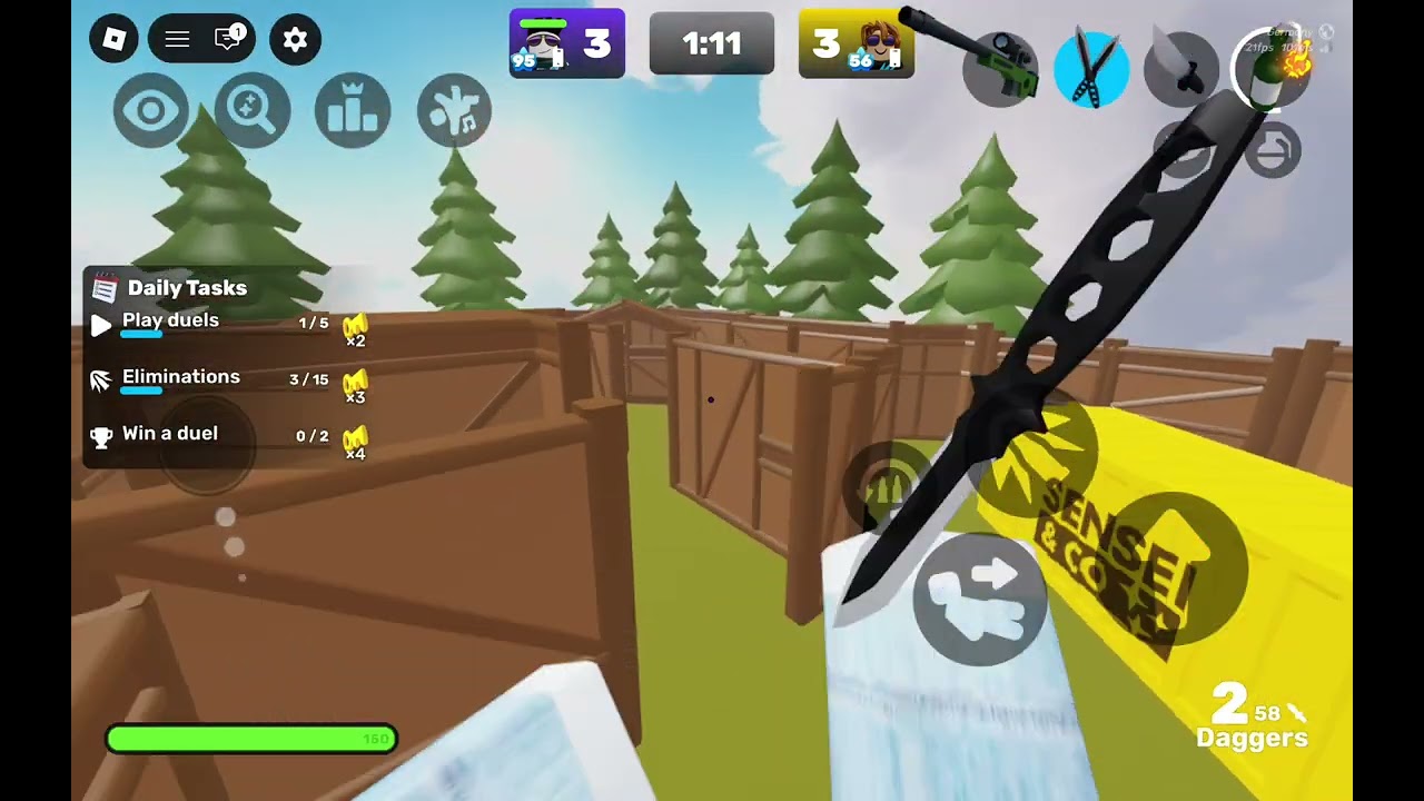 Playing rivals 1v1