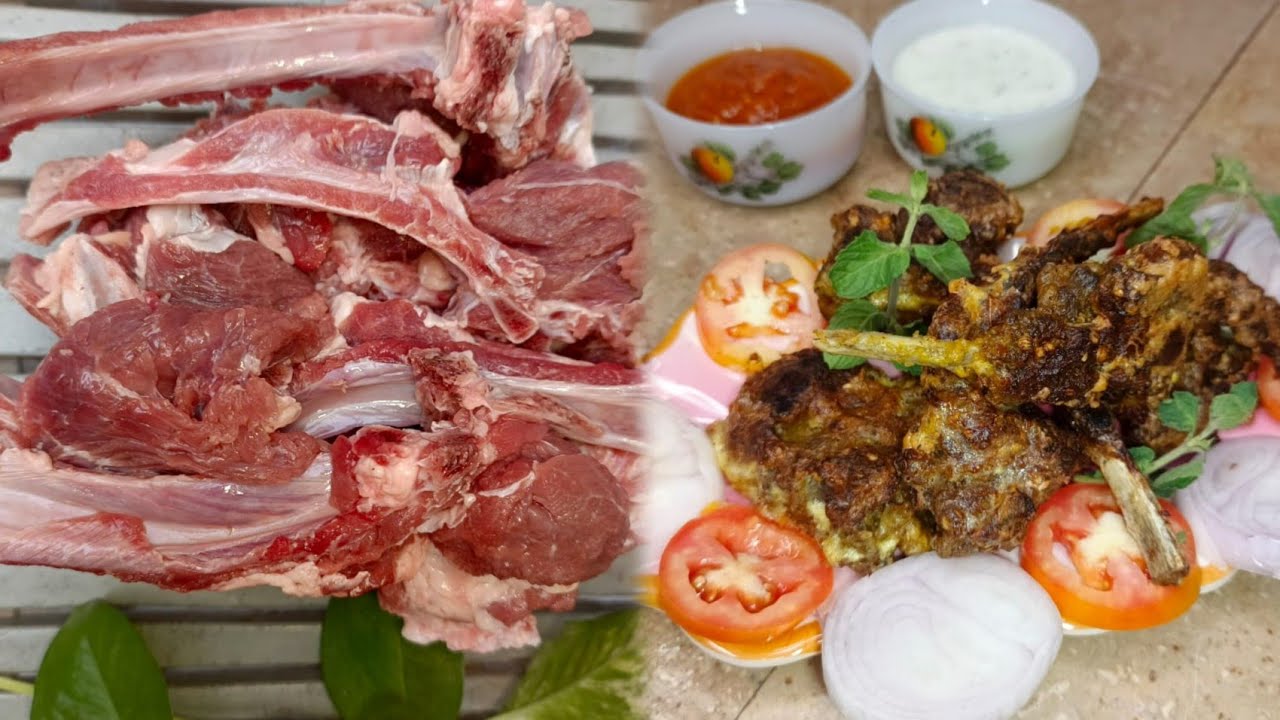 Easy and delicious fry Mutton chops recipe