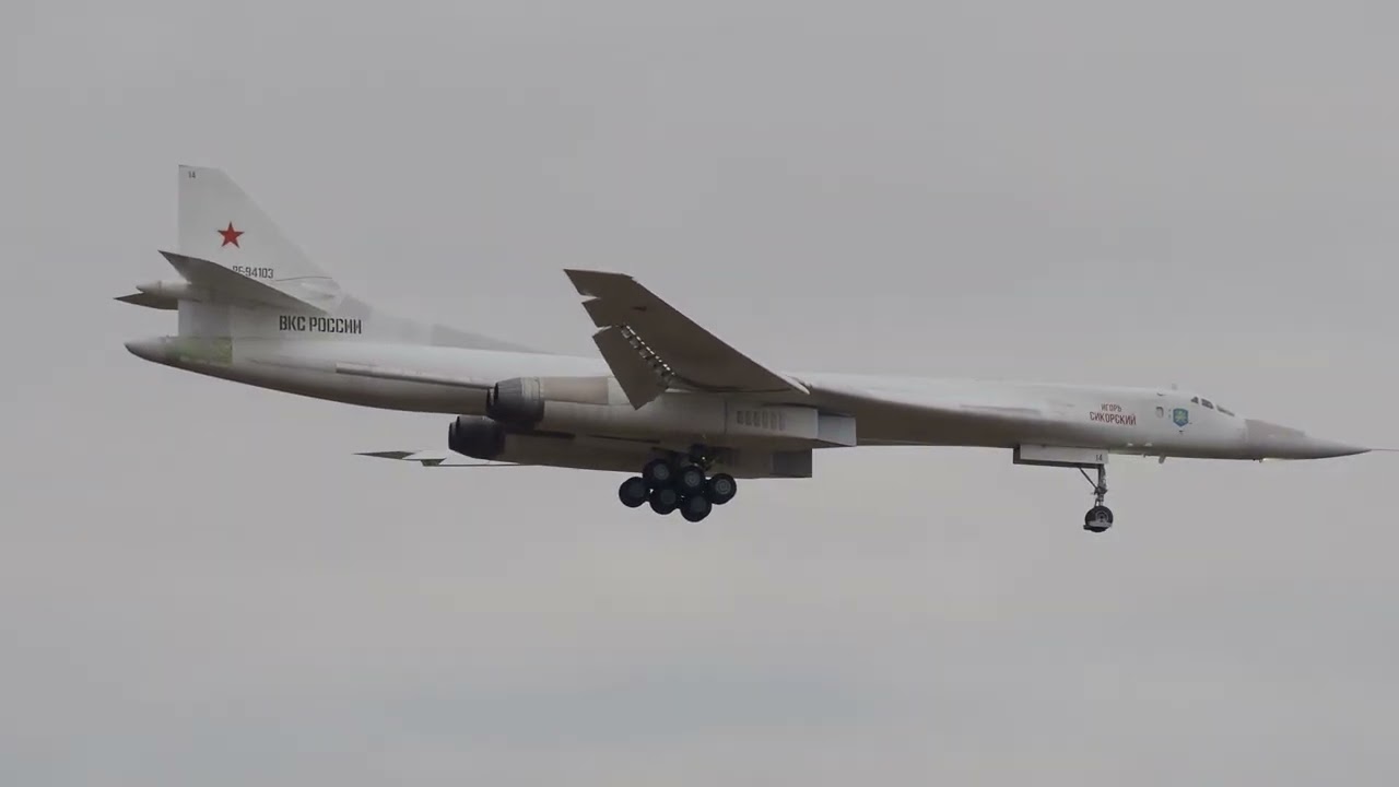 Tu 160 blackjack  - Ту 160 посадка, взлет, конвейер