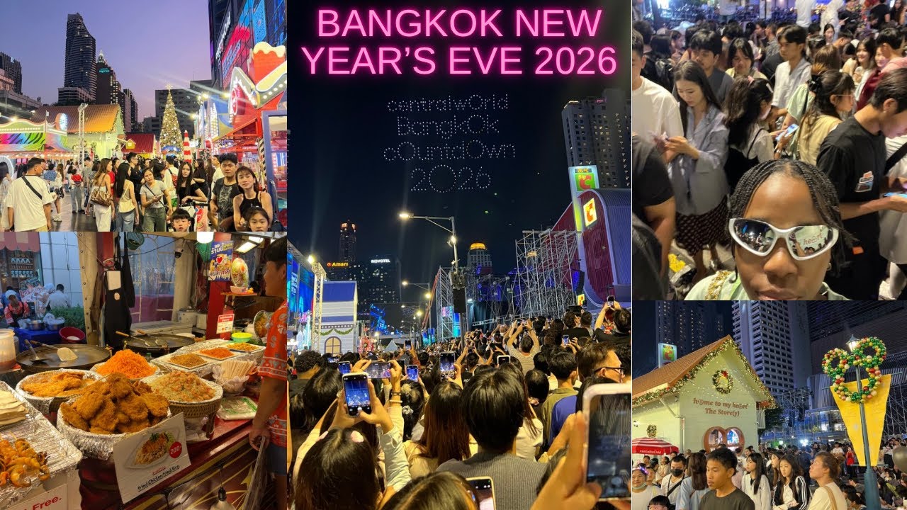 Обратный отсчет до 2026 года в Centralworld Bangkok