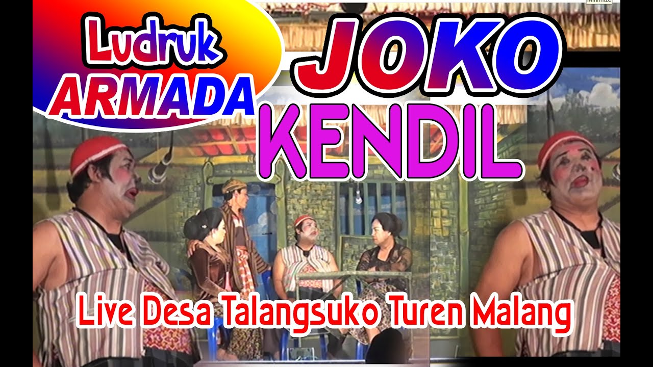 Ludruk Armada Lakon Joko Kendil Live Desa Tumpukrenteng Turen