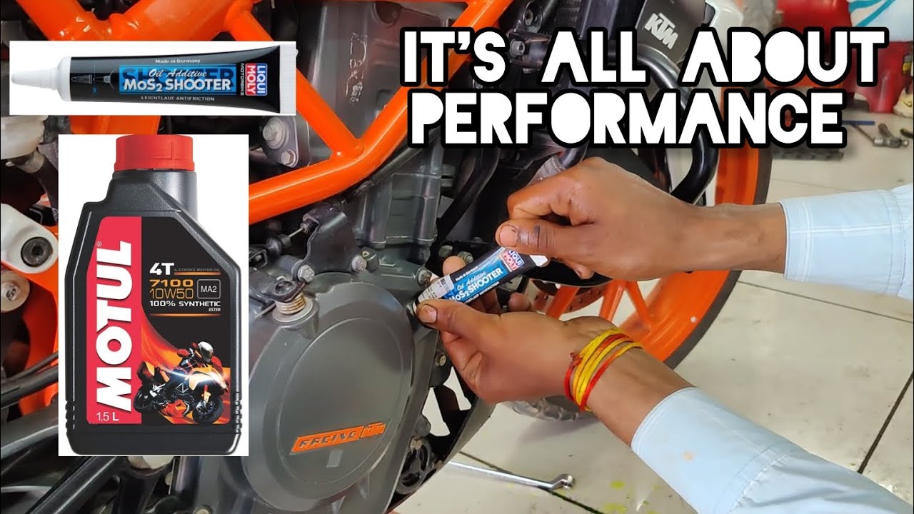 Duke 390 Performance Increase🔥 || Motul 4T 7100 10W50 and Liqui Moly MoS2 Shooter 😁