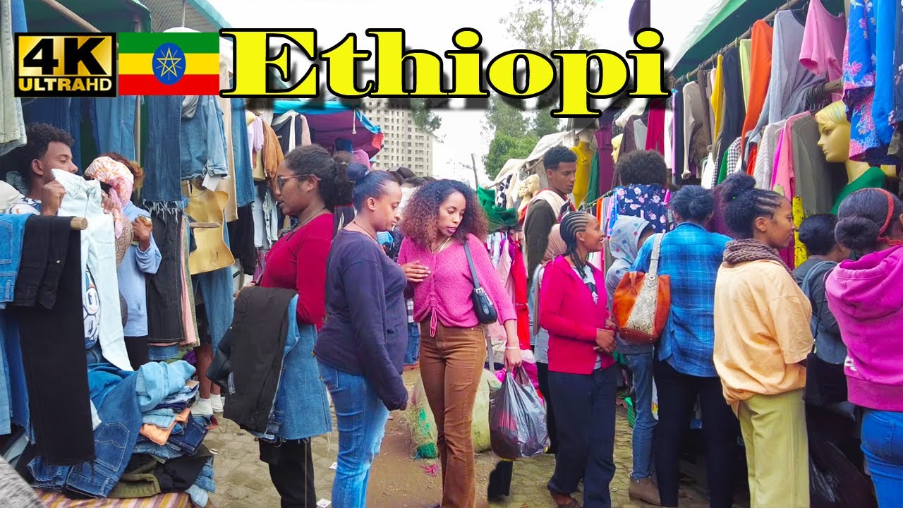 እጅግ ገራሚ የሰልባጅ ገበያ| ሃዲድ ገበያ | Addis Ababa Walking Tour Hadid Market 🇪🇹 [4K]