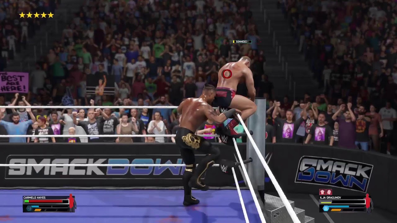 Doing WWE US Championship Ilja Dragunov🇷🇺🇩🇪(c) vs Carmelo Hayes🇺🇲!