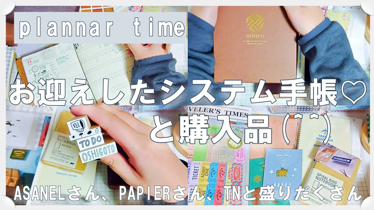 【✨システム手帳お迎えしたよ✨】夜の手帳time☕/はんこ、トラベラーズノートグッズ購入品紹介❤No.127❄2025年11月19日