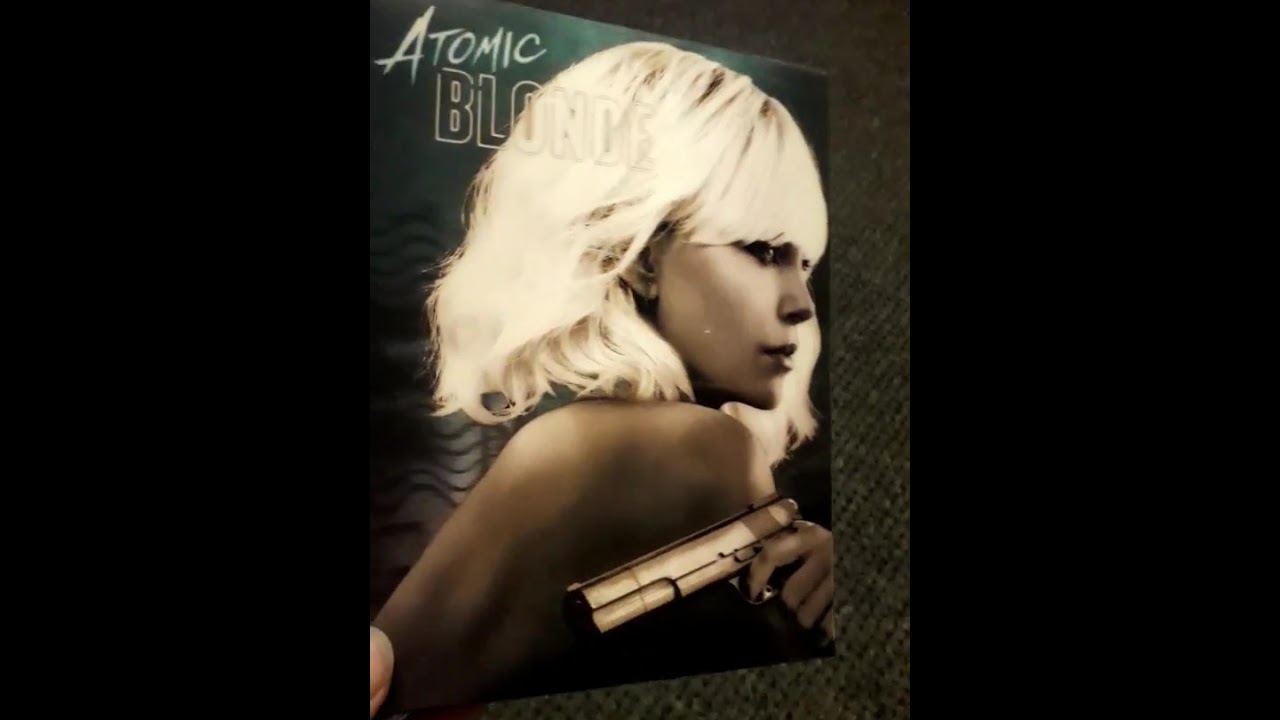 Atomic Blonde custom lenticular slipbox