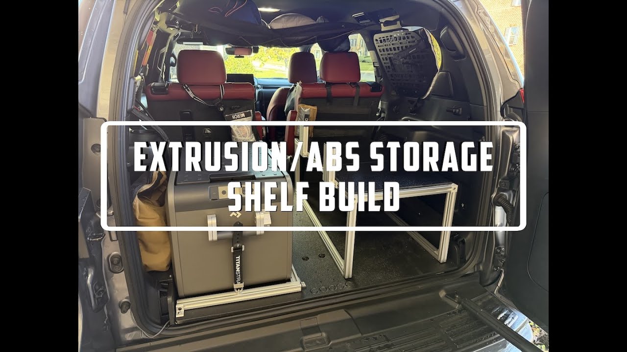 DIY Overland Storage Shelf Build - Aluminum Extrusion + ABS Panel (Goose Gear Compatible!)