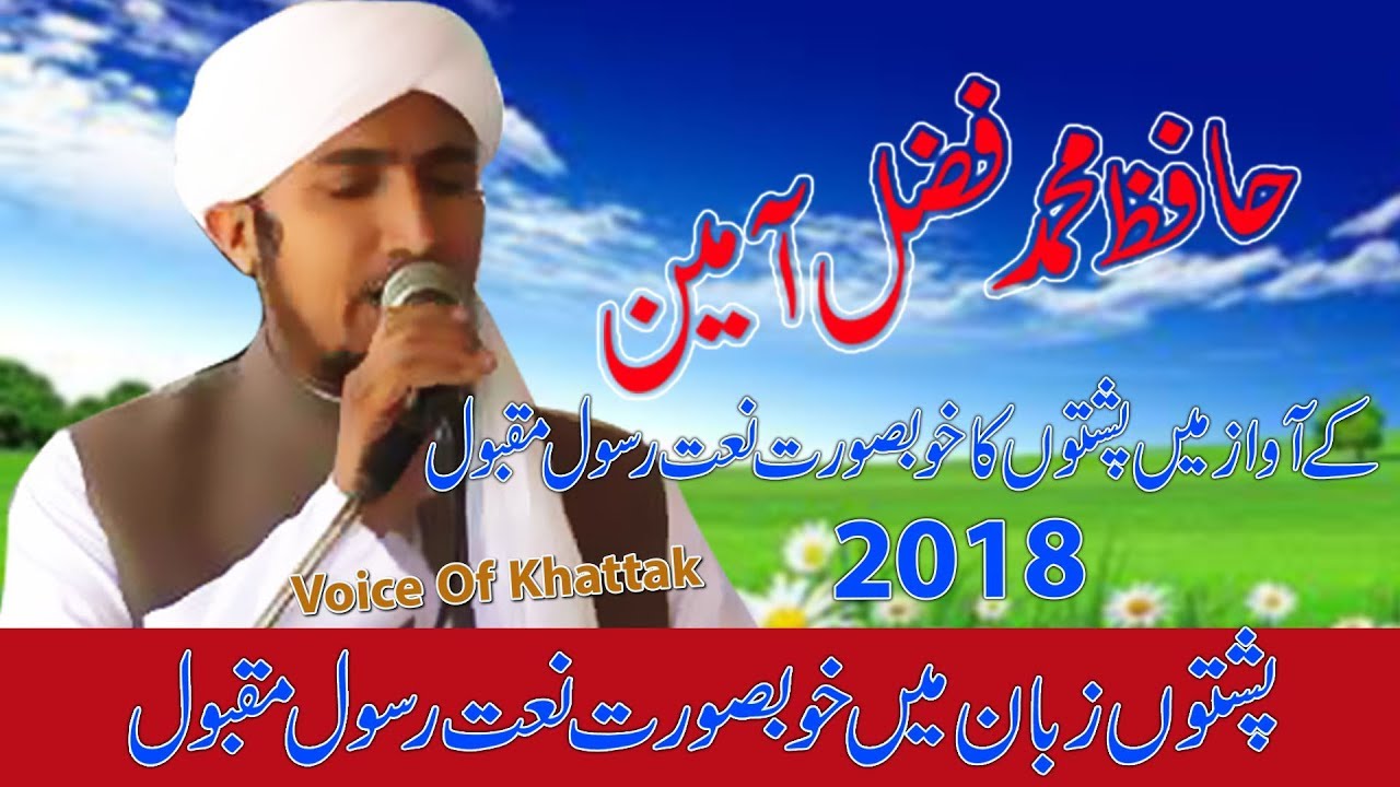 Pashto new naat  | Muhammad Fazal Amin | new pashto naaat |حافظ فضل آمین شاہ نعت
