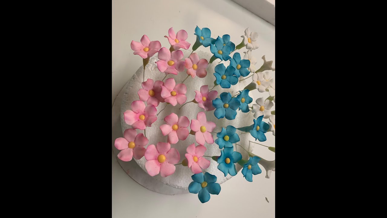 Flores para rellenar decoraciones de pasteles