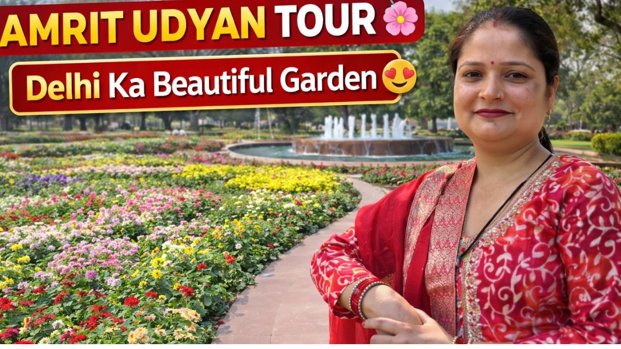 Rashtrapati Bhavan Ka Amrit Udyan 🌺 | Beautiful Flower Garden Tour | Life with Pawan Vlogs