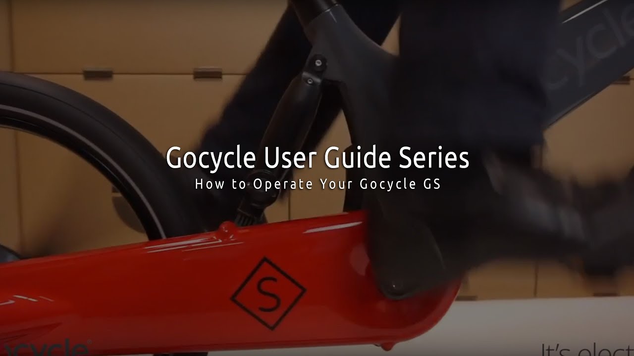 Gocycle User Guide Series | How to control and operate your GS