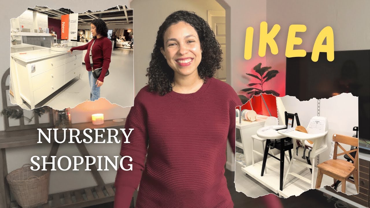 Ikea Nursery Shopping Vlog | Affordable baby room finds | what can you find for your nursery?