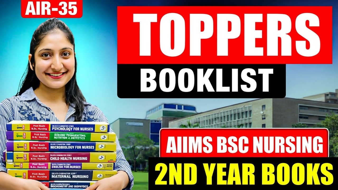 Best Books for B.Sc Nursing 2nd Year 📚 | Mohini Sharma AIR-35 (AIIMS Delhi Topper&rsquo;s Guide) 