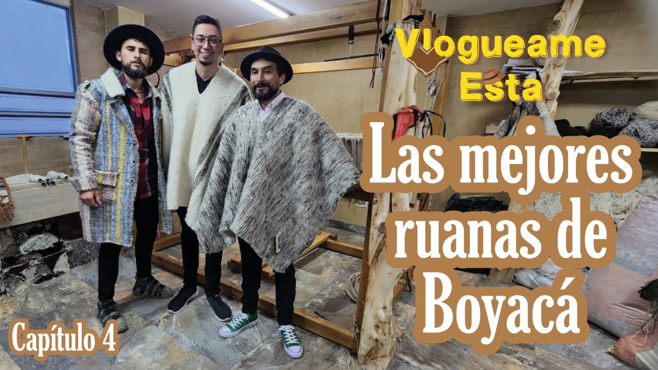 Así se hacen las ruanas más FAMOSAS de Boyacá 🇨🇴🧶