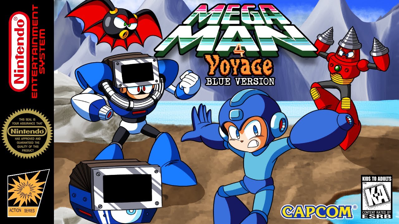 Mega Man 4 Voyage: Blue Version - Hack [NES] Longplay