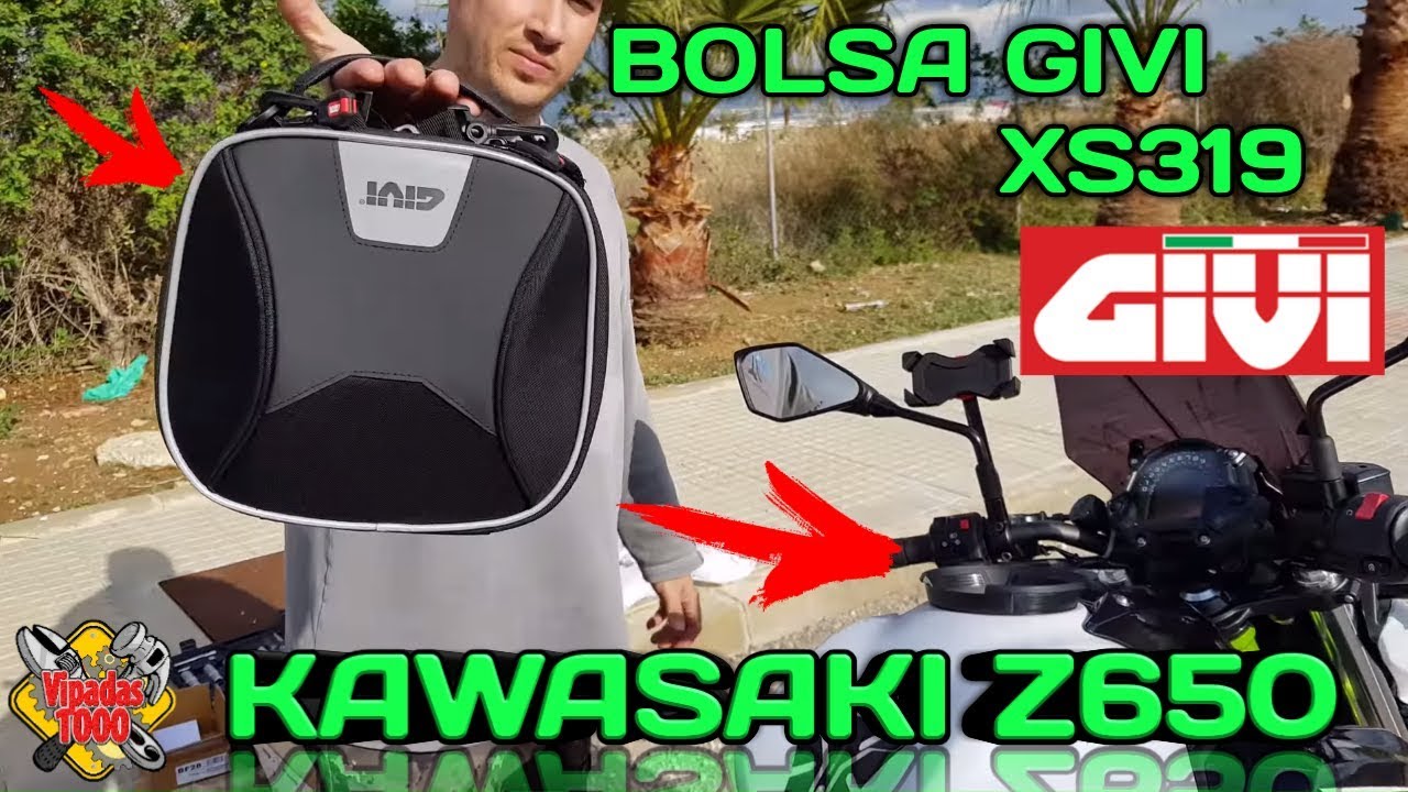Unboxing 4K Bolsa GIVI XS319 Tanklock - Vipadas1000