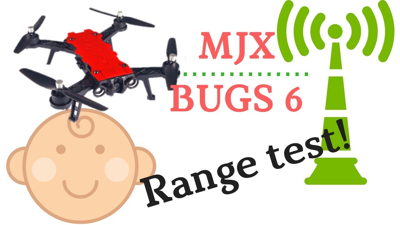 MJX Bugs 6 Range test (and crash) - it beats the Bugs 3 BIG TIME!