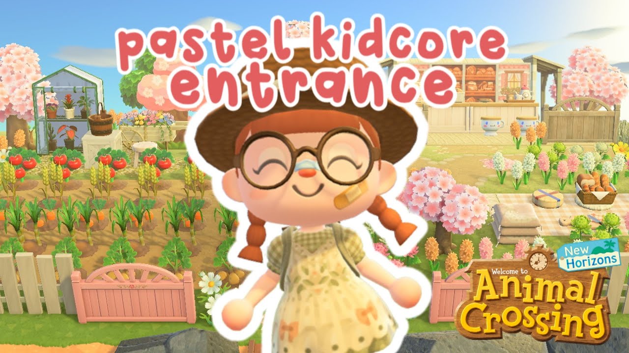 PASTEL KIDCORE Entrance | Speed Build | ACNH