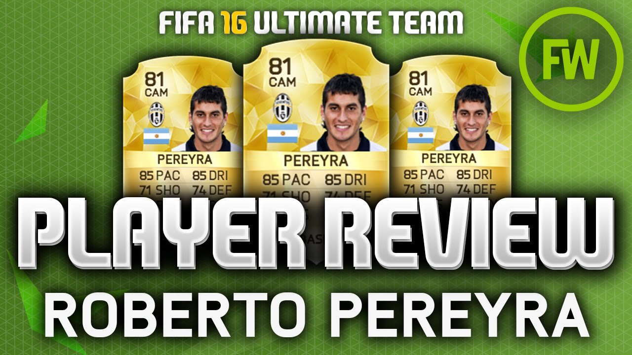 FIFA 16 - ROBERTO PEREYRA (81) PLAYER REVIEW! (FIFA 16 ULTIMATE TEAM)