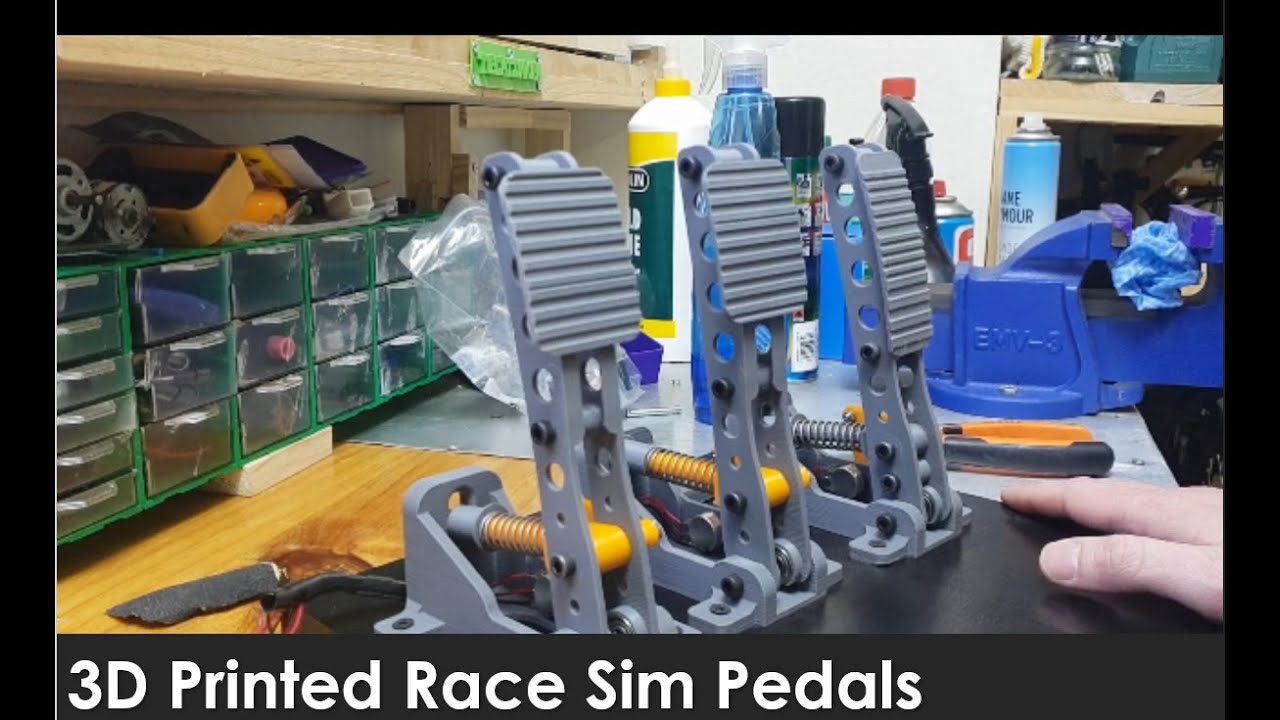 3D Printed Racing Simulator Pedals