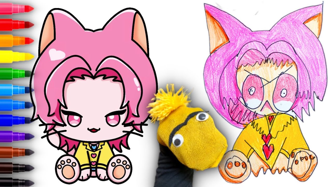 How to Draw Hello Kitty x Romance Saja Easy | KPop Demon Hunters | Cute Step by Step Tutorial