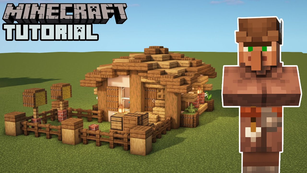 Minecraft - Fletcher's House Tutorial (Villager Houses)