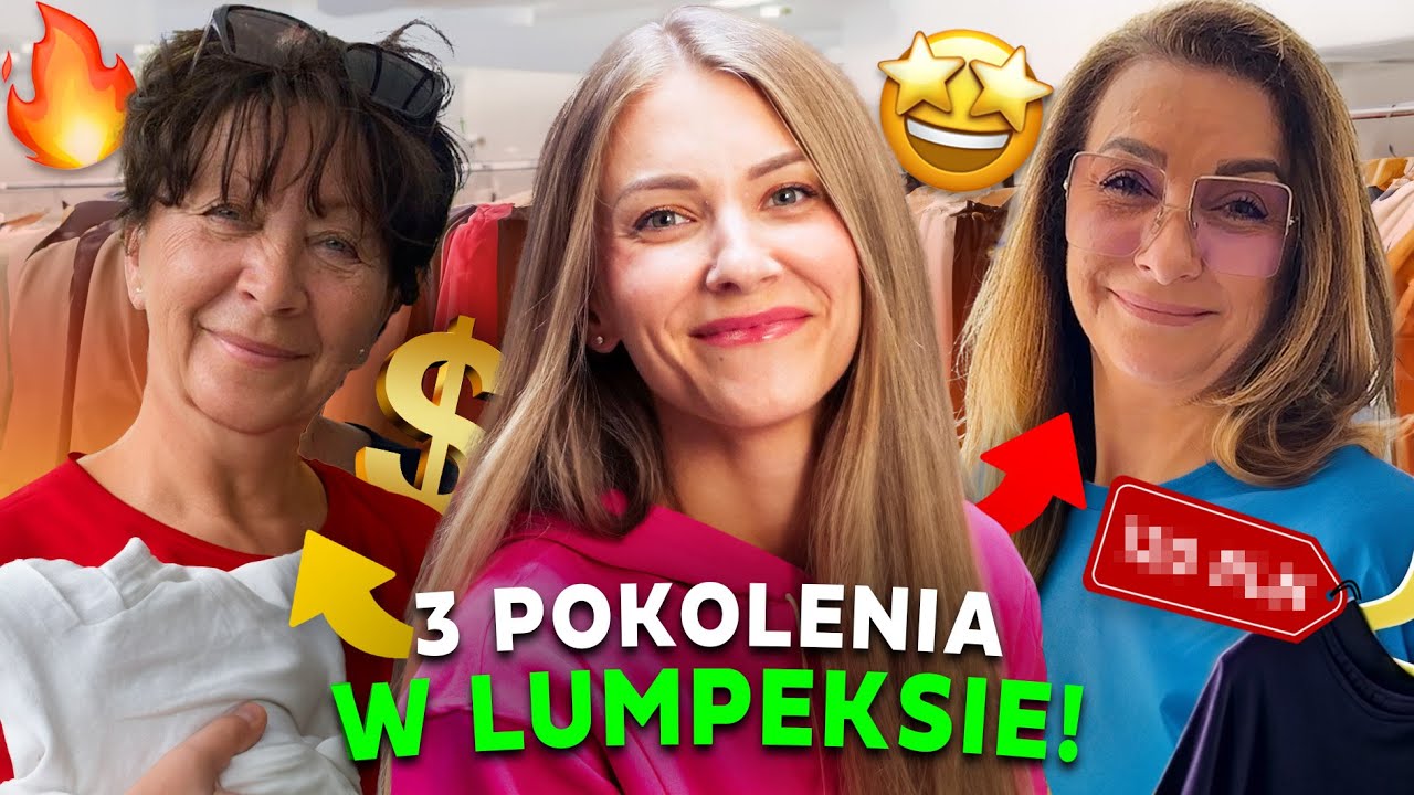 ZABRAŁAM MAMĘ I BABCIĘ DO LUMPEKSU I ZAPŁACIŁAM 36 ZŁ 😍