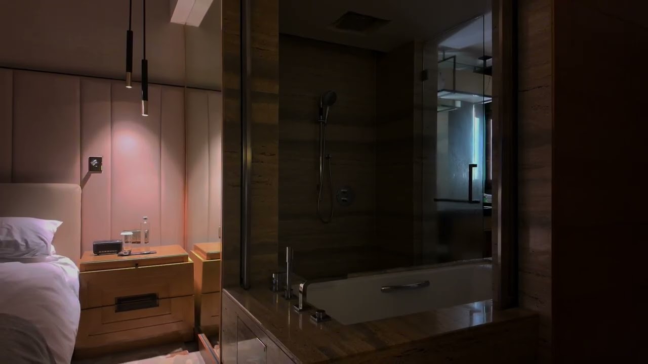 Relaxing Hotel Room Shower | Calm Water Sounds for Sleep