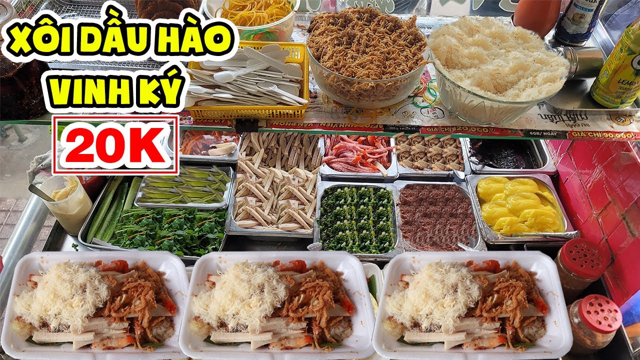 Ngon Lạ Xôi Dầu Hào Vinh Ký 20K Khách Mua Nườm Nượp Ở Vỉa Hè Q11